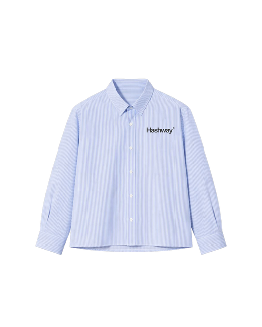 GOOD THINGS STRIPED SHIRT - SKY BLUE
