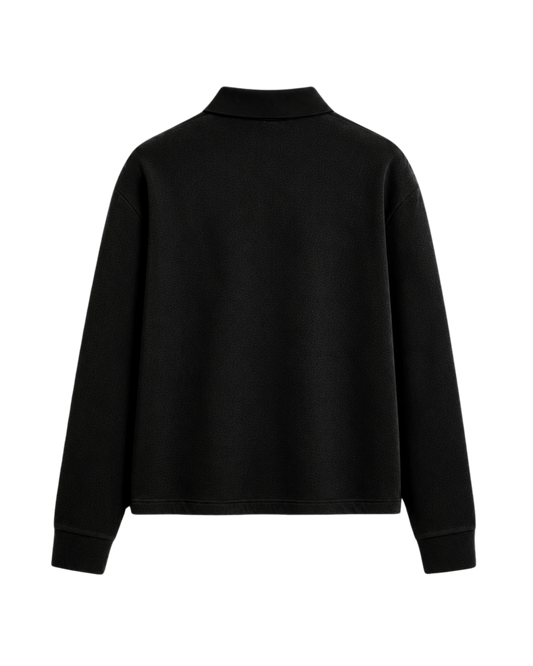 SUMMER CLASSIC POLO TEE - ALL BLACK