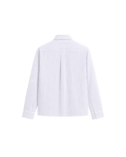 HASHWAY ARCHIVES STRIPED SHIRT - WHITE