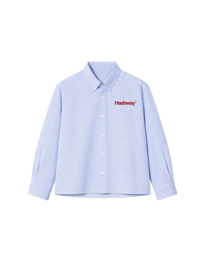 UNIVERSAL SINNER STRIPED SHIRT - SKY BLUE
