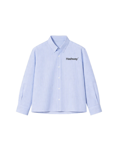 GOOD THINGS STRIPED SHIRT - SKY BLUE