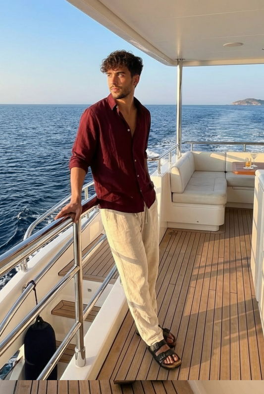 Old Money Classic Combo (Maroon & Beige)