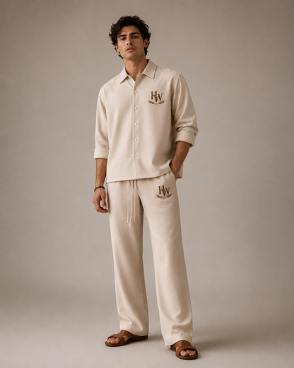 HASHWAY ARCHIVES CLASSIC LINEN CO-ORD SET