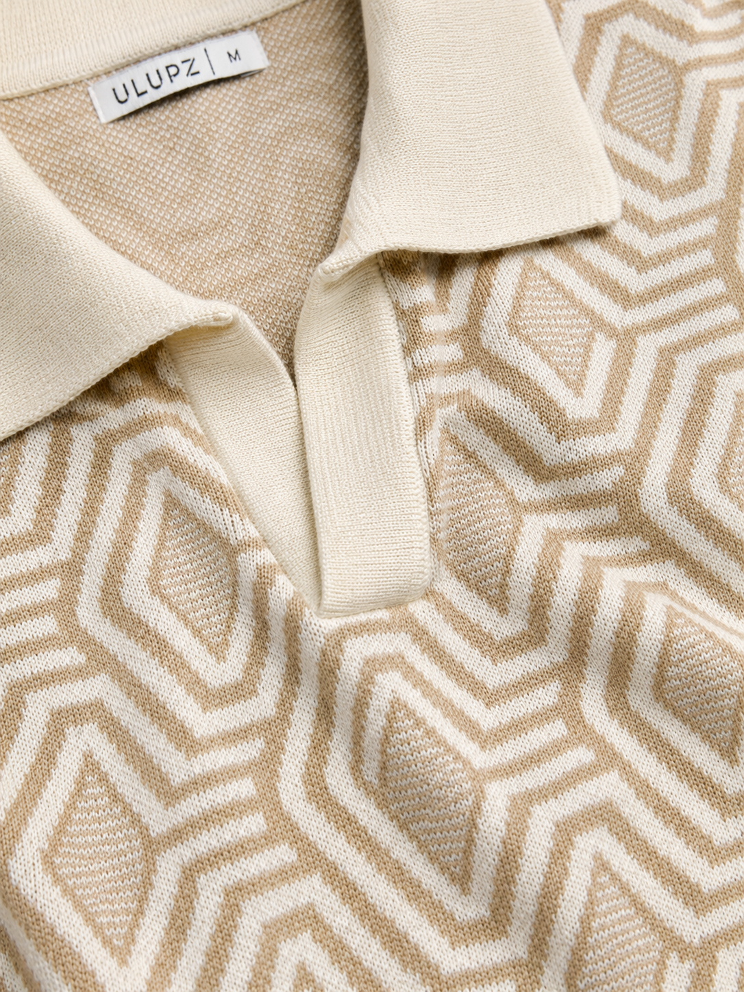 Geo Knit Polo Set
