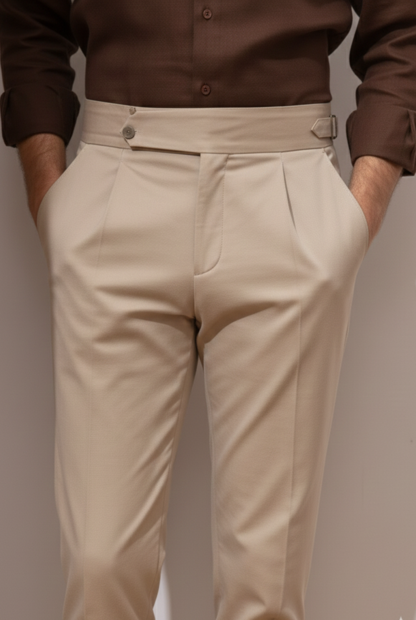 East West™ Signature Luxe Duo (Brown & Beige) | Slim Fit