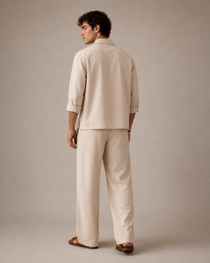 HASHWAY ARCHIVES CLASSIC LINEN CO-ORD SET