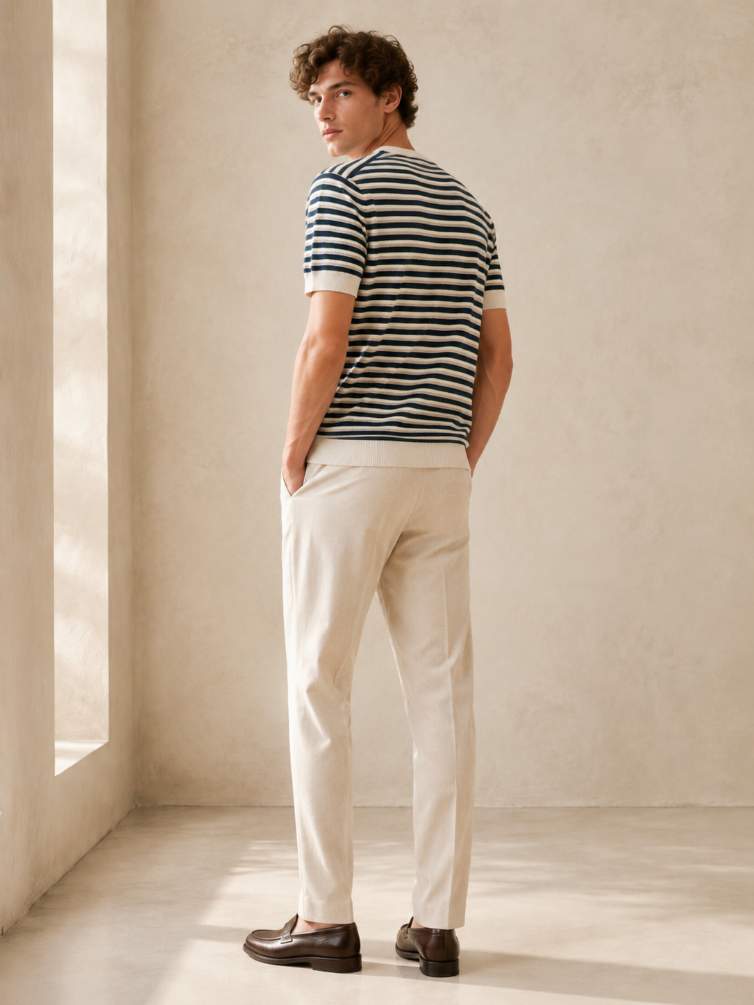 Nautical Stripe Knit T-Shirt