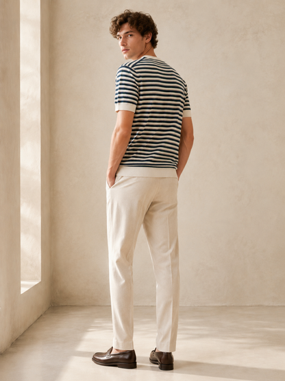 Nautical Stripe Knit T-Shirt