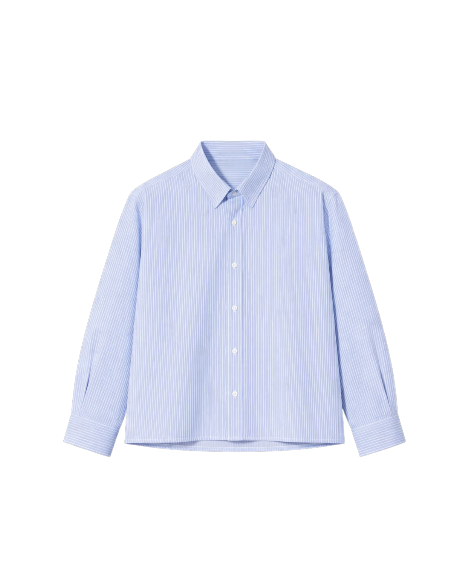 HASHWAY BASIC SKY BLUE STRIPED SHIRT