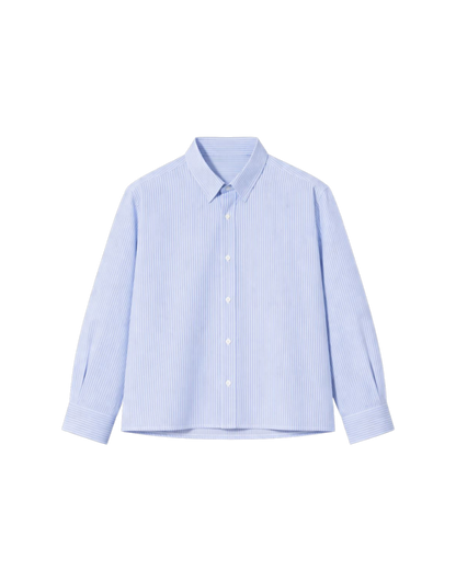 HASHWAY BASIC SKY BLUE STRIPED SHIRT