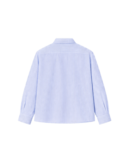 HASHWAY BASIC SKY BLUE STRIPED SHIRT