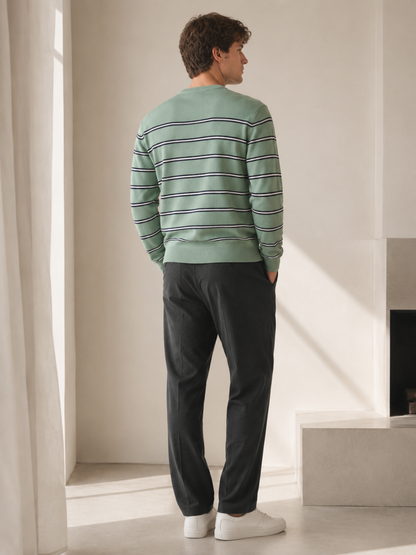Classic Stripe Knit Sweater