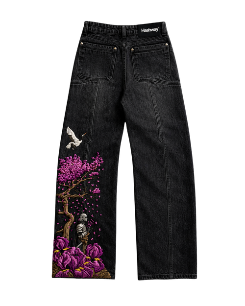 The Archives Iron & Petals Denim – Black
