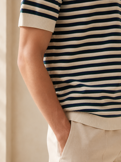 Nautical Stripe Knit T-Shirt