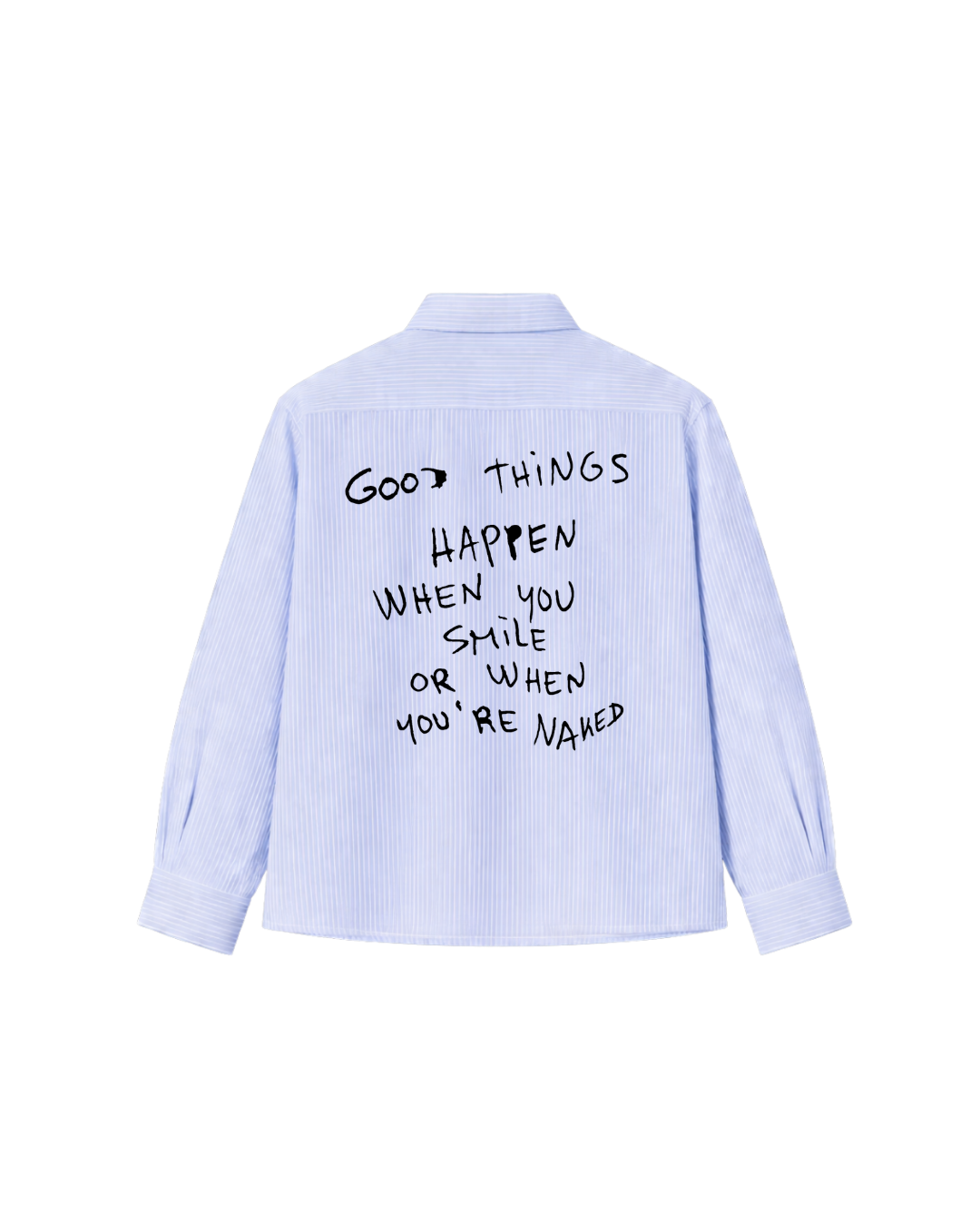 GOOD THINGS STRIPED SHIRT - SKY BLUE
