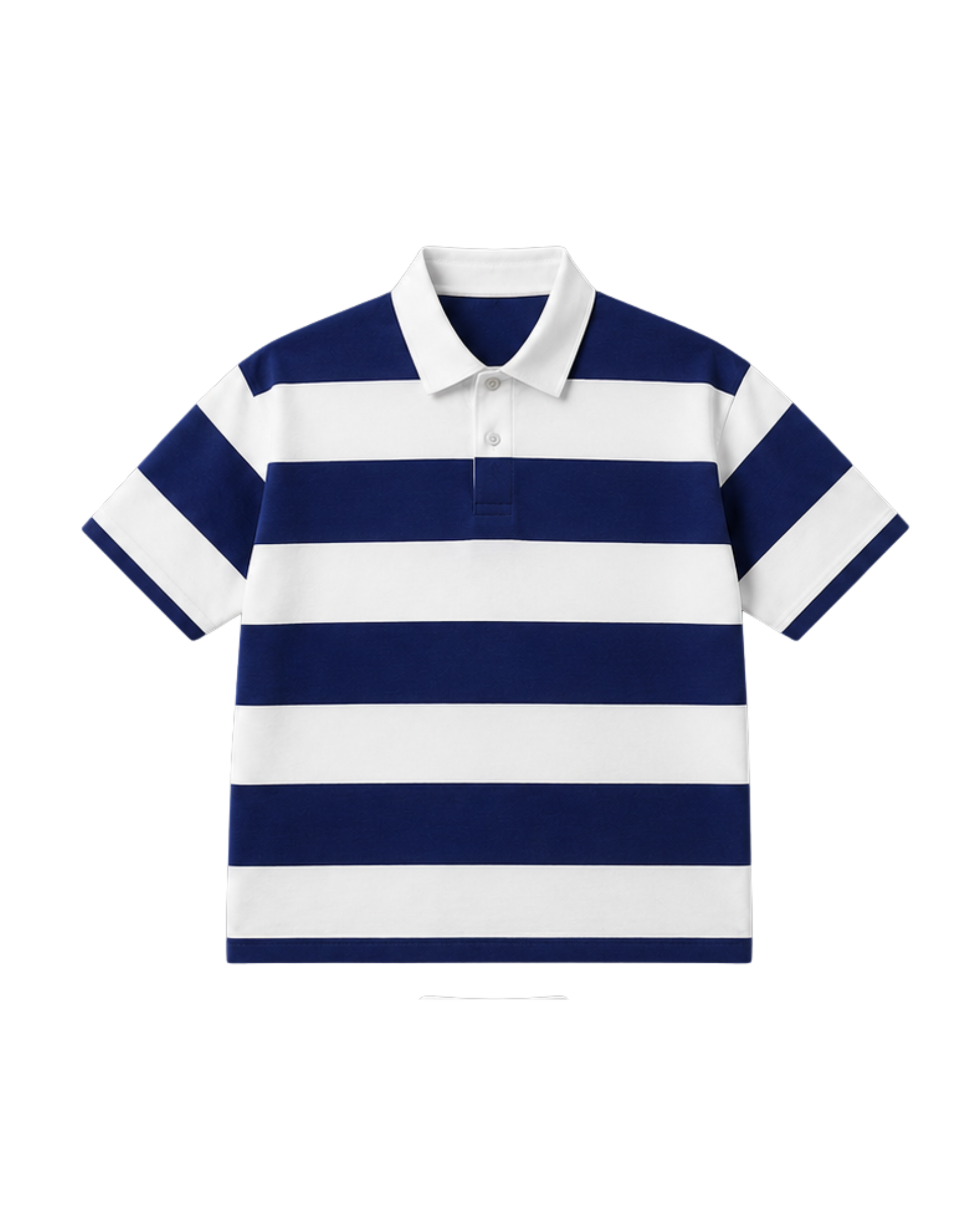 CLASSIC RUGBY POLO TEE - NAVY