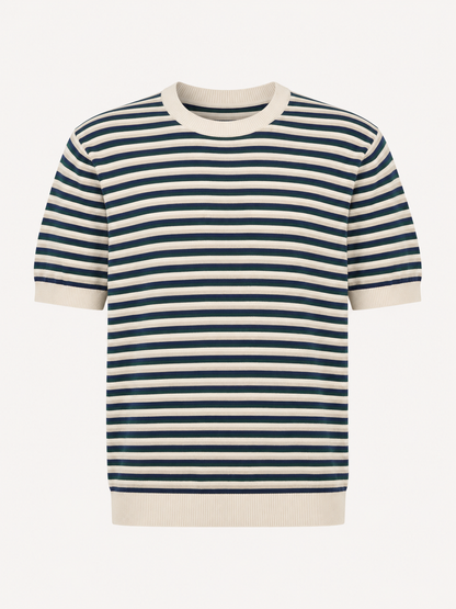 Nautical Stripe Knit T-Shirt