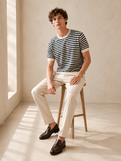 Nautical Stripe Knit T-Shirt