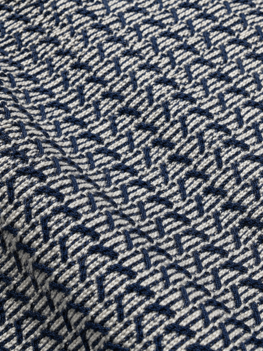 Textured Crew Neck Knit Sweater