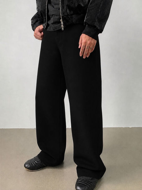 Oversized Rigid Denim Jeans