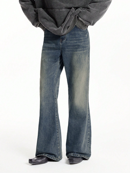 Faded Blue Bootcut Denim