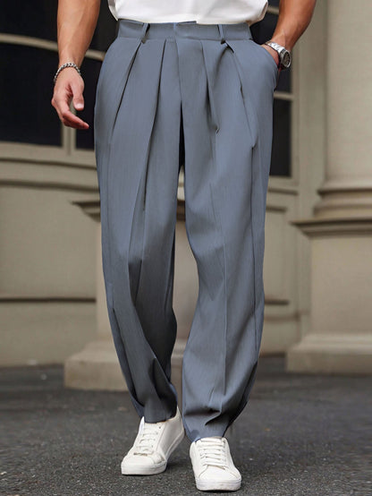 Neat Pleats Tailored Linen Pants