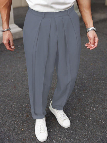 Neat Pleats Tailored Linen Pants
