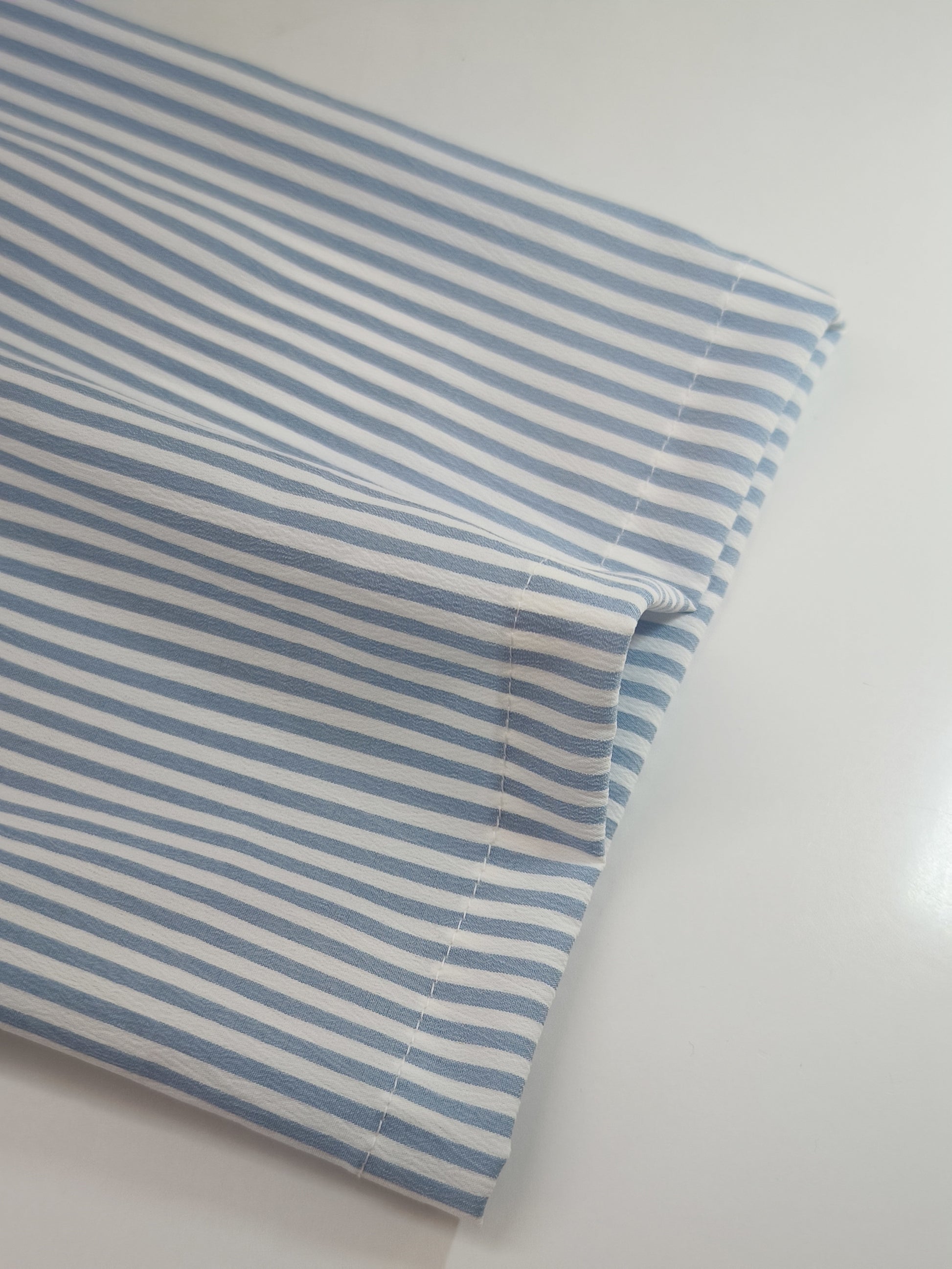 Men's Classic Striped Short Sleeve Shirt - Summer Short Length Single Wear Layering Versatile Item