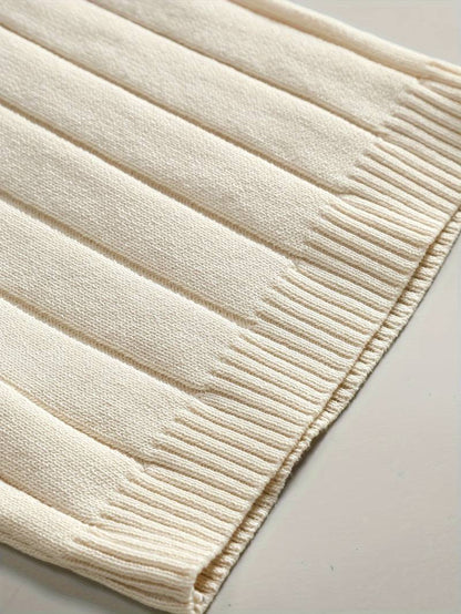 Old Money Classic Ribbed Short Sleeve Lapel Collar Knitted Shirt - 100% Viscose Solid Color Regular Fit Knit Top