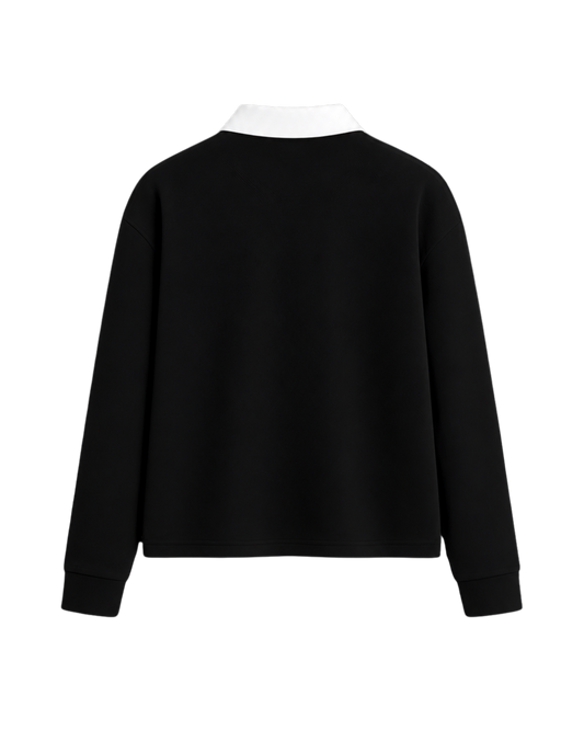 SUMMER CLASSIC POLO TEE - BLACK