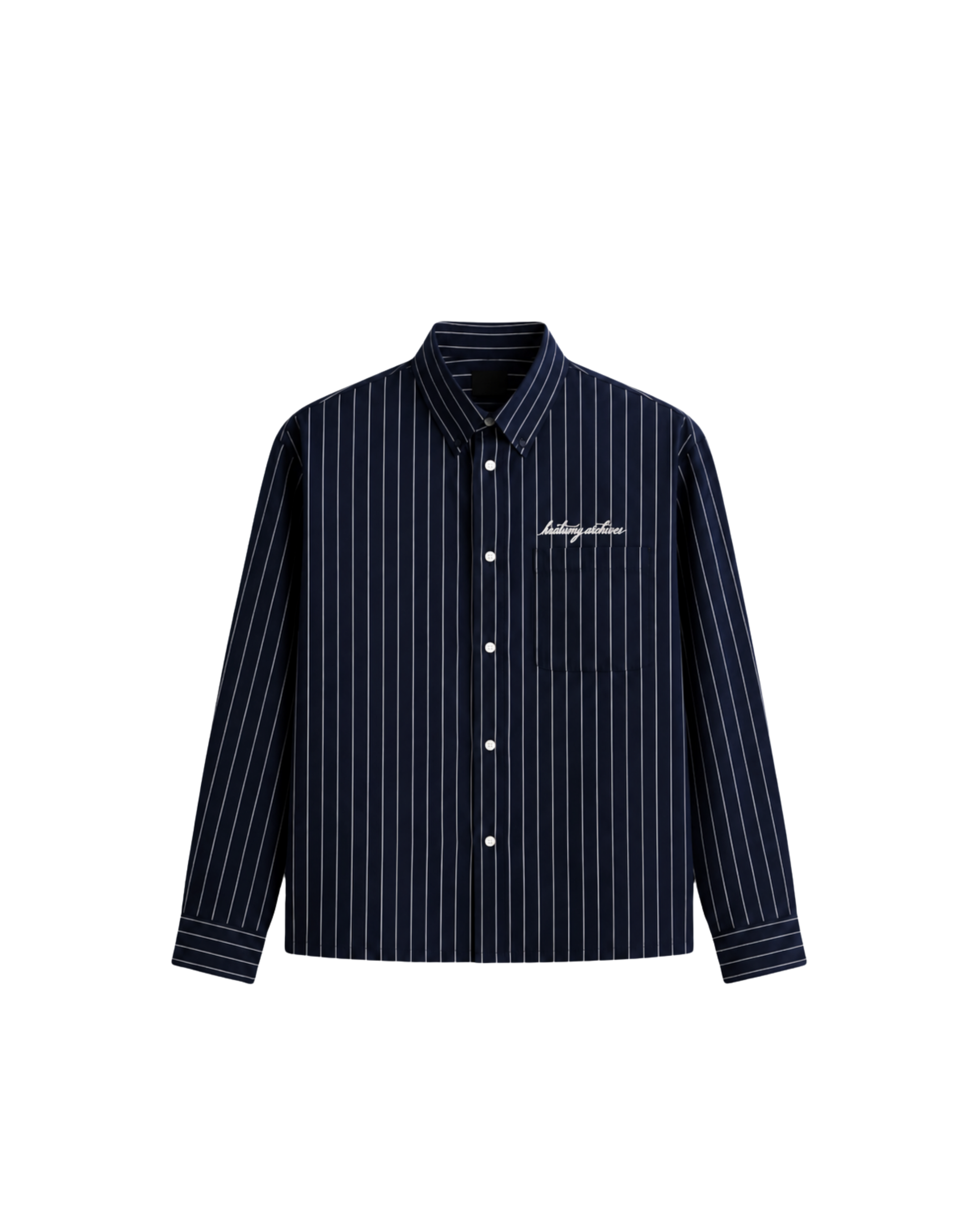 HASHWAY ARCHIVES STRIPED SHIRT - BLUE