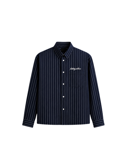HASHWAY ARCHIVES STRIPED SHIRT - BLUE