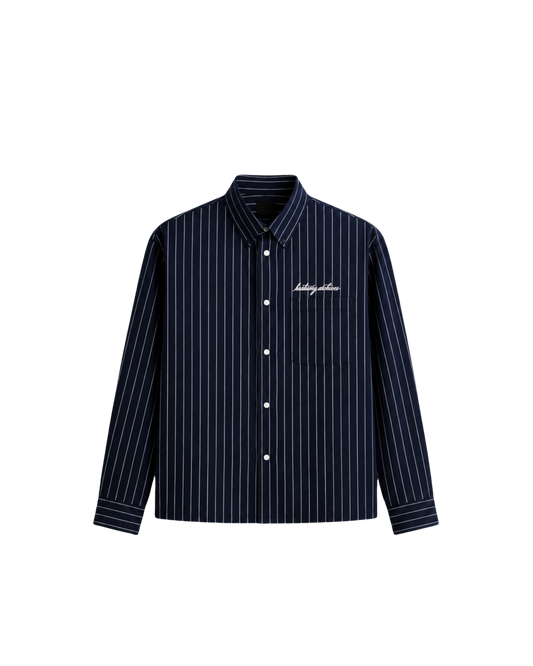 HASHWAY ARCHIVES STRIPED SHIRT - BLUE