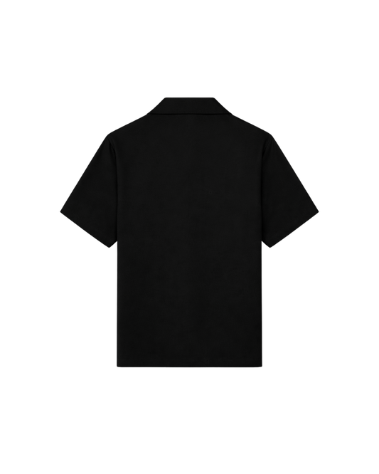 HASHWAY ARCHIVES BOWLING SHIRT - BLACK