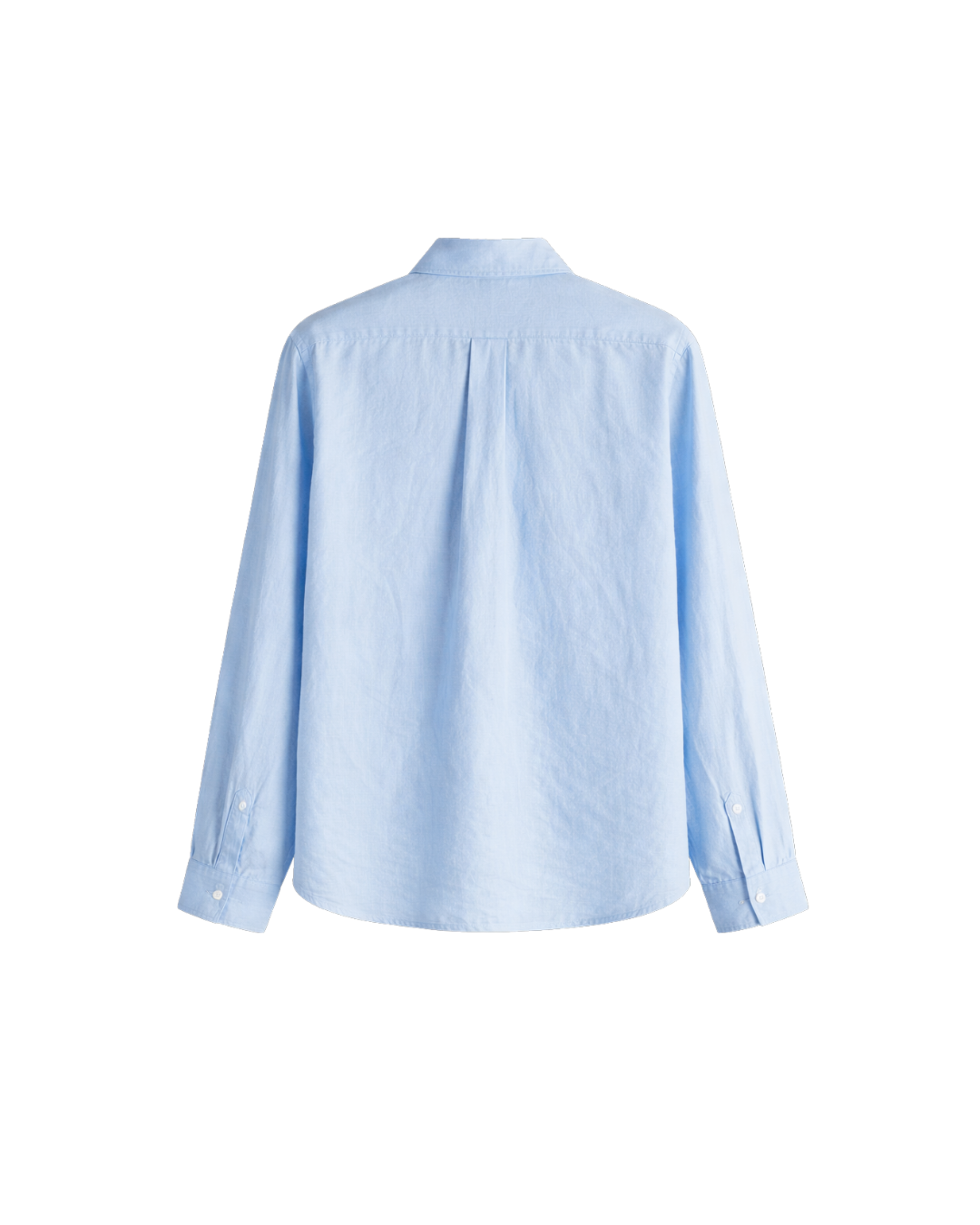HASHWAY ARCHIVES LINEN EMBROIDERED SHIRT - SKY BLUE