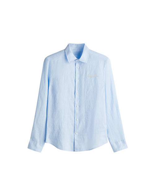 The Archives Classic Linen Shirt – Light Blue