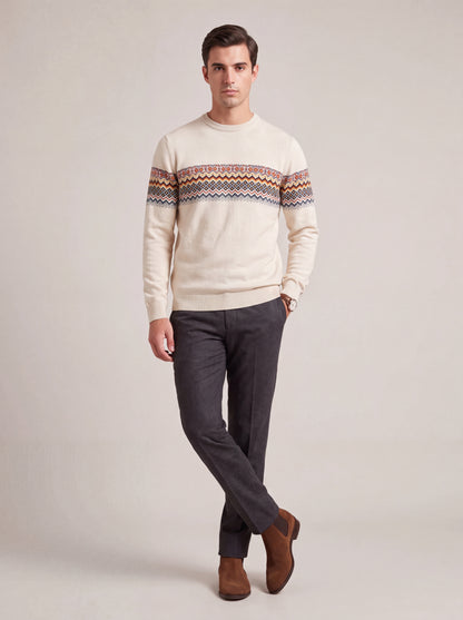 Fair Isle Knit Sweater