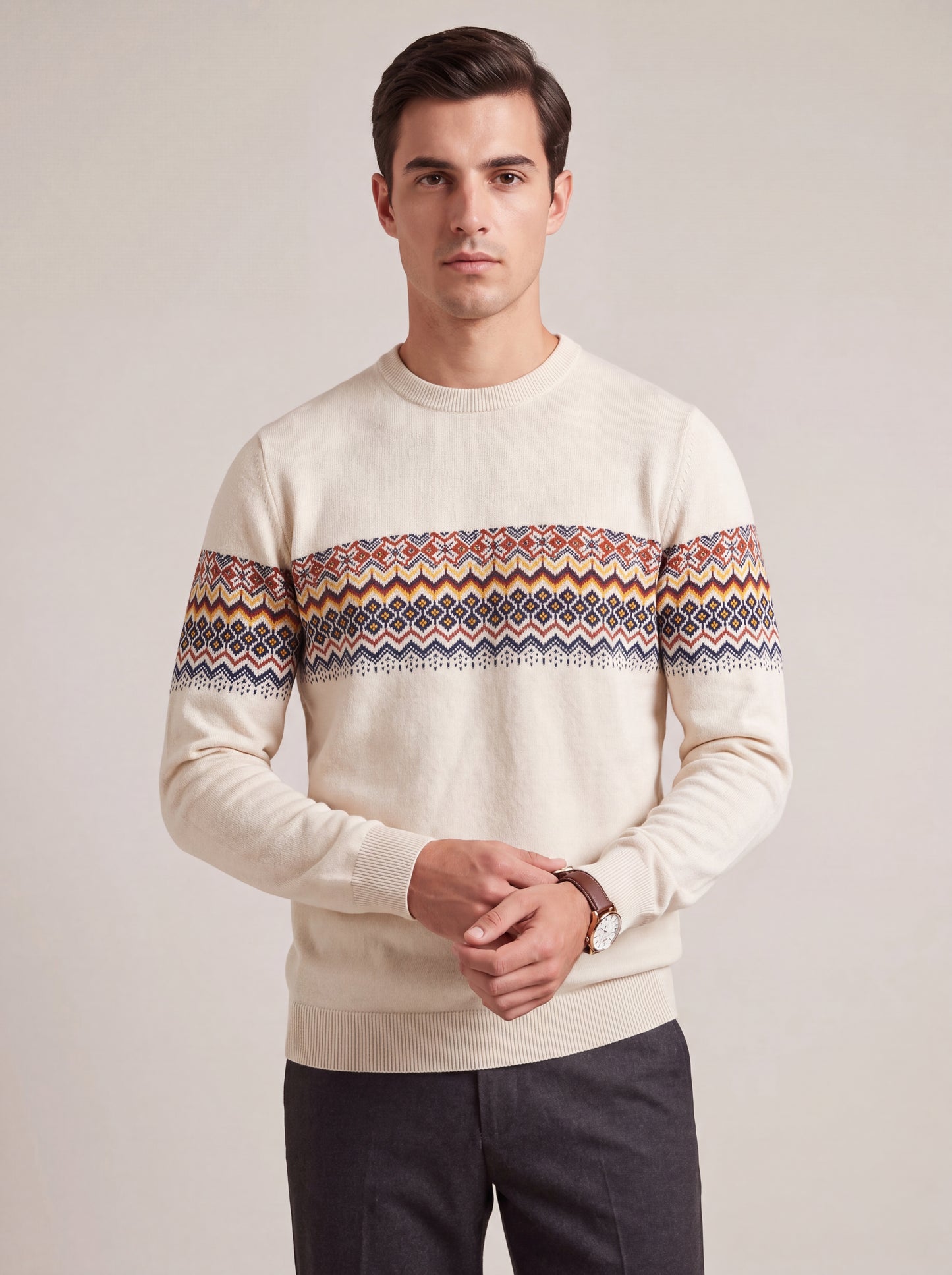 Fair Isle Knit Sweater
