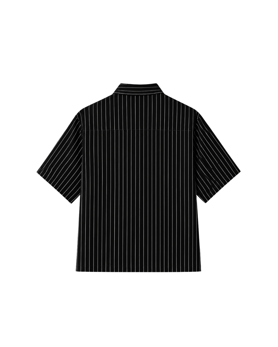 HASHWAY ARCHIVES EMBROIDERED FLORAL SHIRT - BLACK