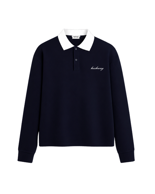 The Archives Summer Polo T-Shirt – Navy