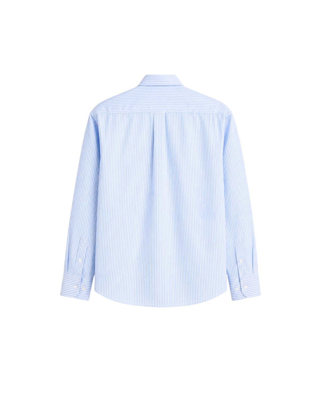 HASHWAY ARCHIVES EMBROIDERED STRIPED SHIRT - SKY BLUE