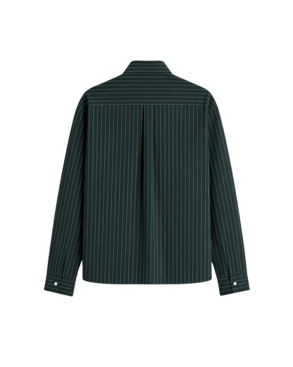 HASHWAY ARCHIVES STRIPED SHIRT- GREEN